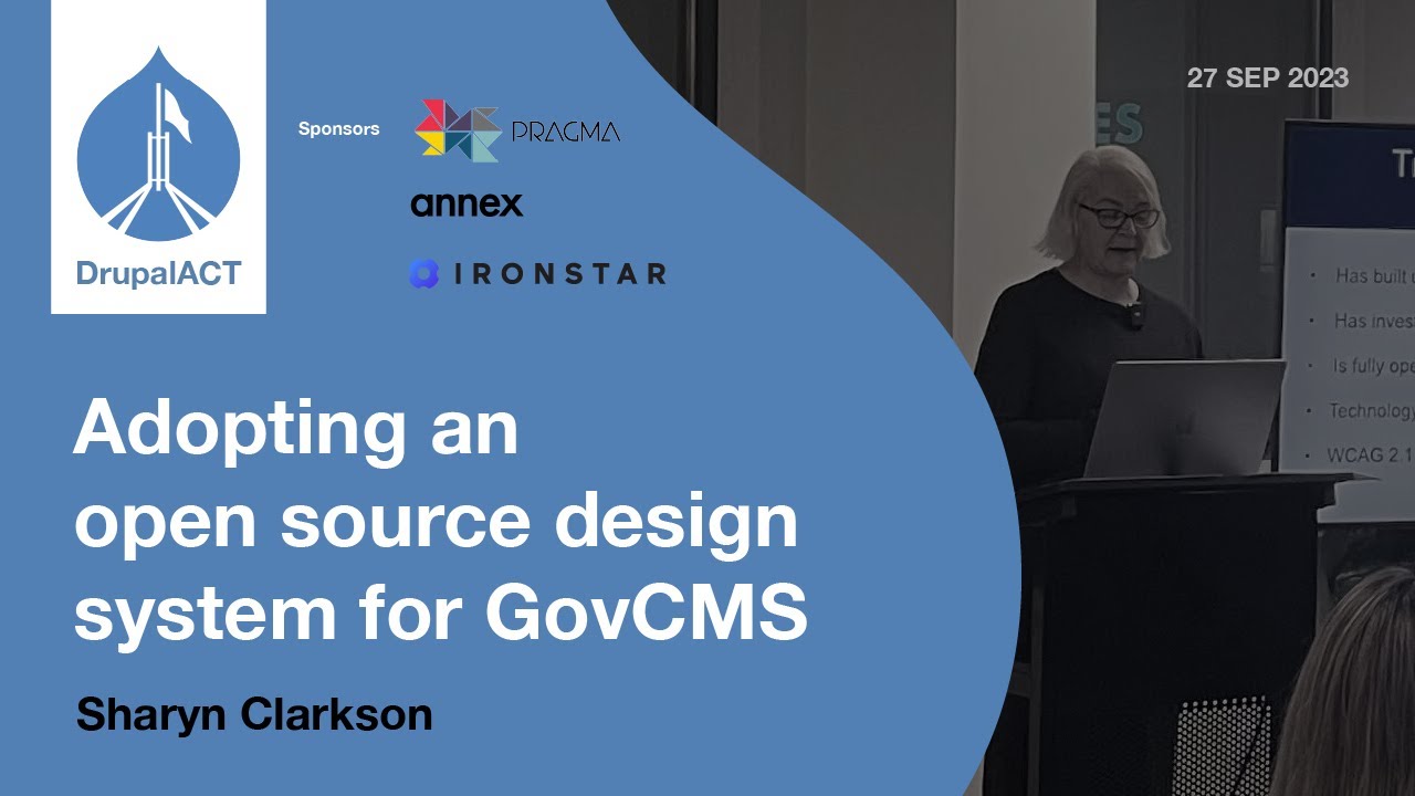 Adopting an open source design system for GovCMS