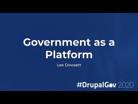 Government as a Platform