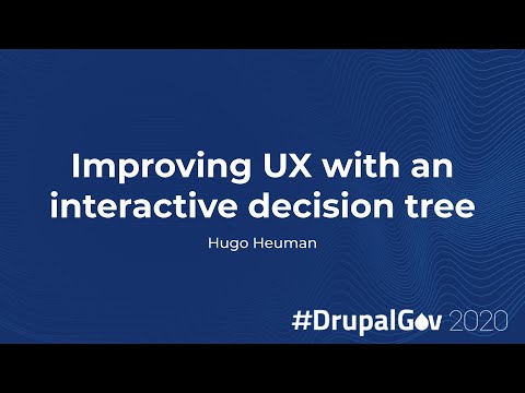 Improving UX with an interactive decision tree