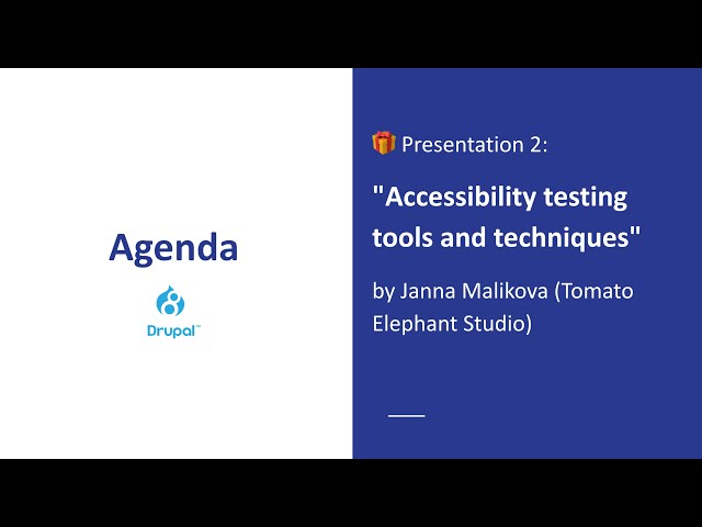 Accessibility testing tools and techniques by Janna Malikova