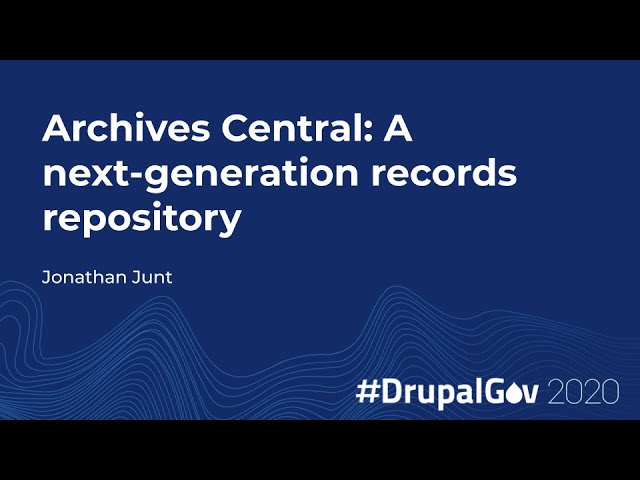 Archives Central: A next-generation records repository