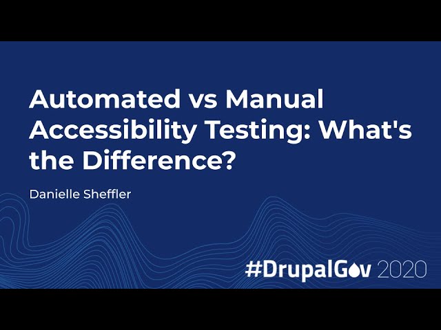 Automated vs Manual Accessibility Testing What's the Difference?