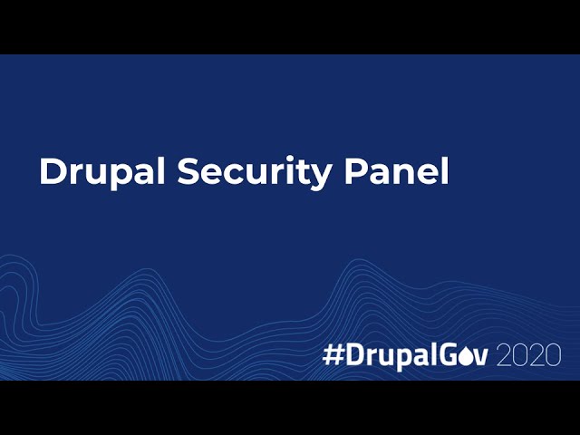 Drupal Security Panel