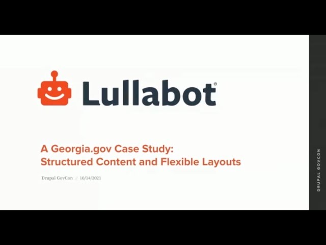 Structured Content & Flexible Layouts Georgia.gov Case Study