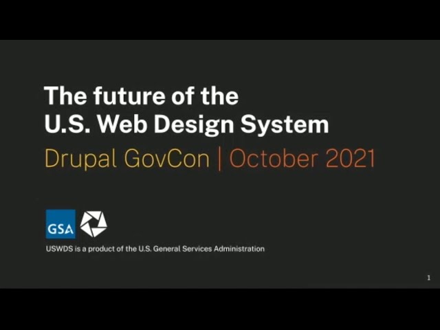 The future of the U.S. Web Design System